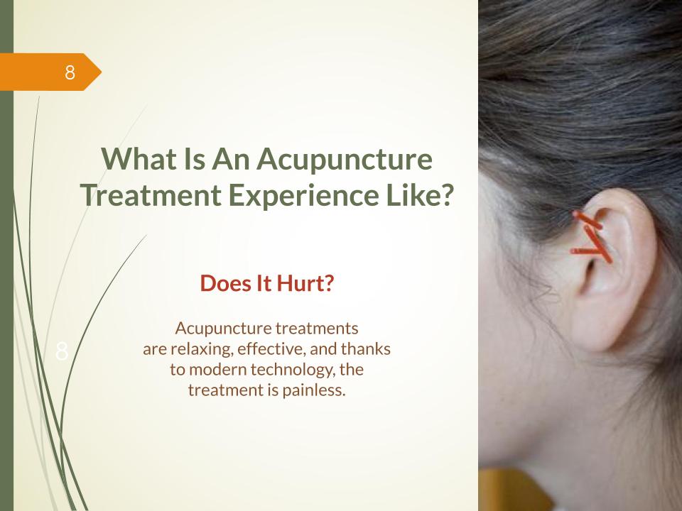 What is an acupuncture treatment experience like?