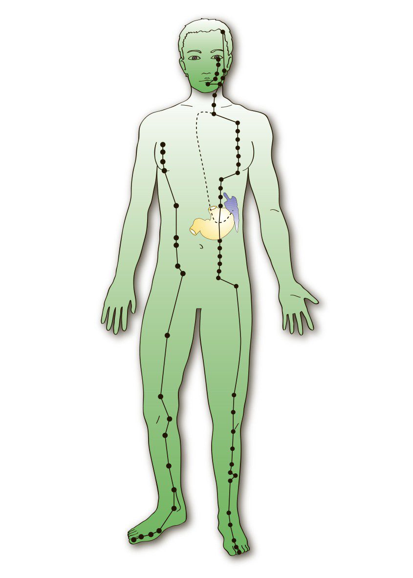 Acupuncture points for earth element