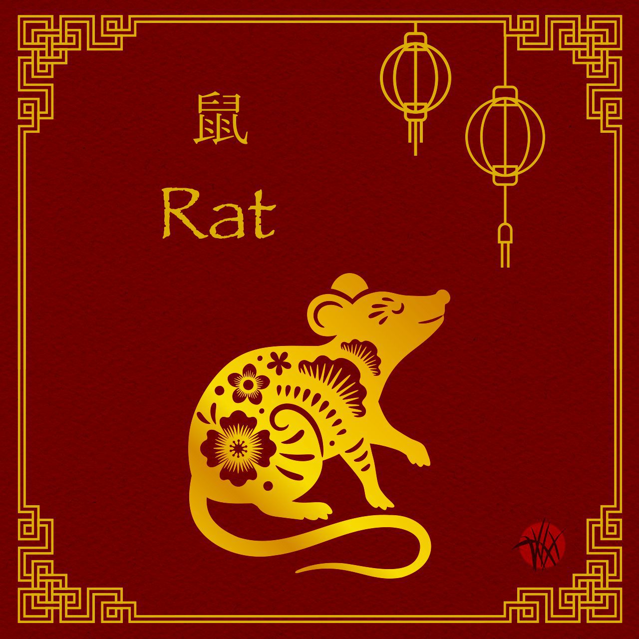 Year of the White Rat 2020-Chinese New Year