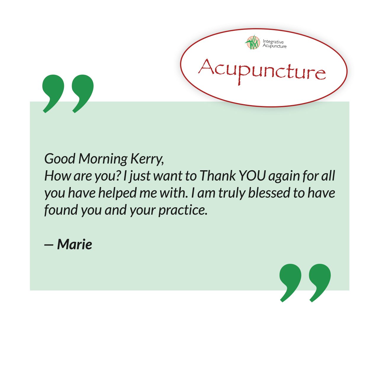 Acupuncture Review