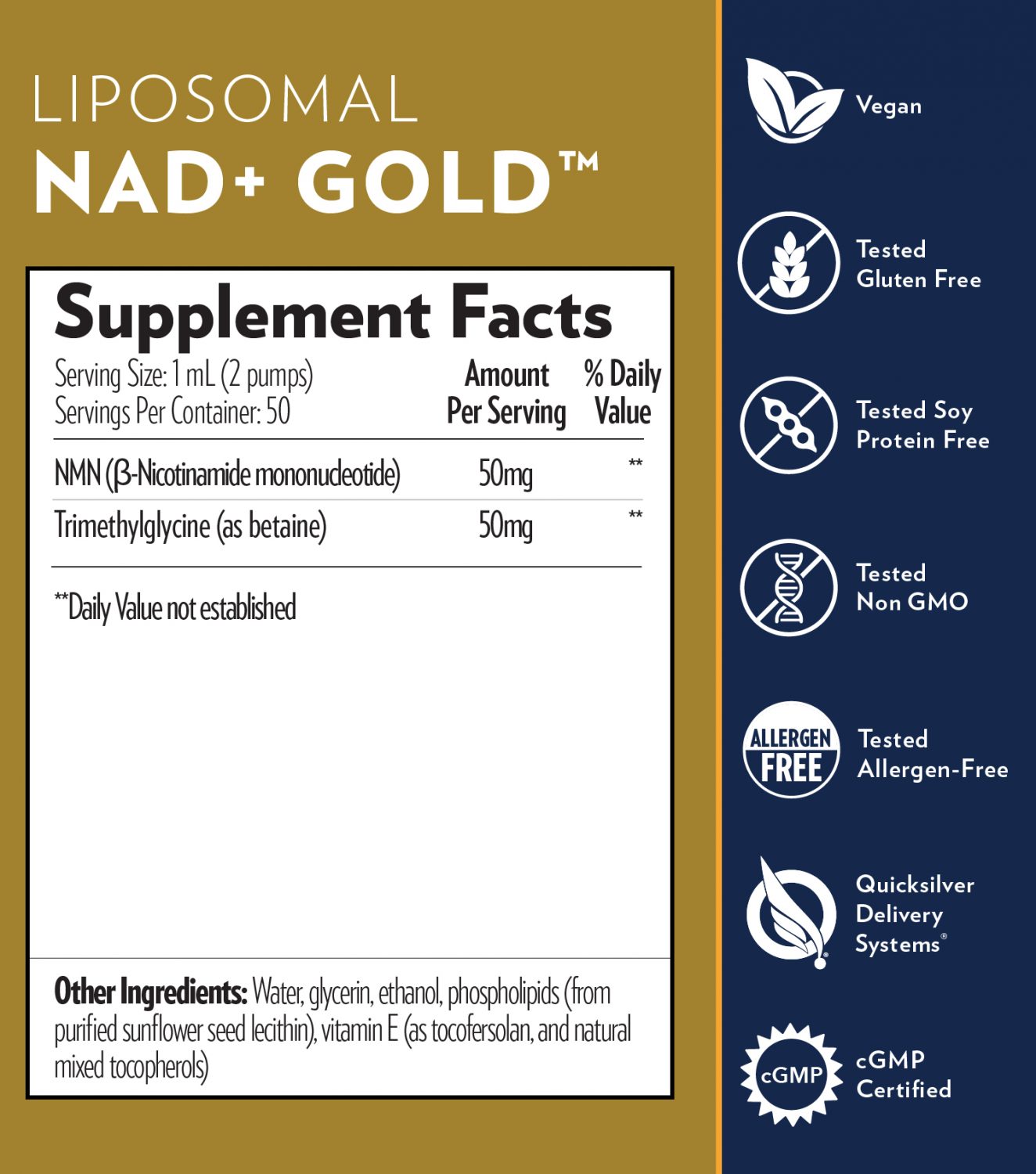Nad + Gold