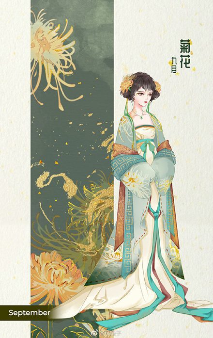Chinese Flower Goddess September