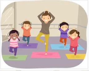 yoga for kids cartoon