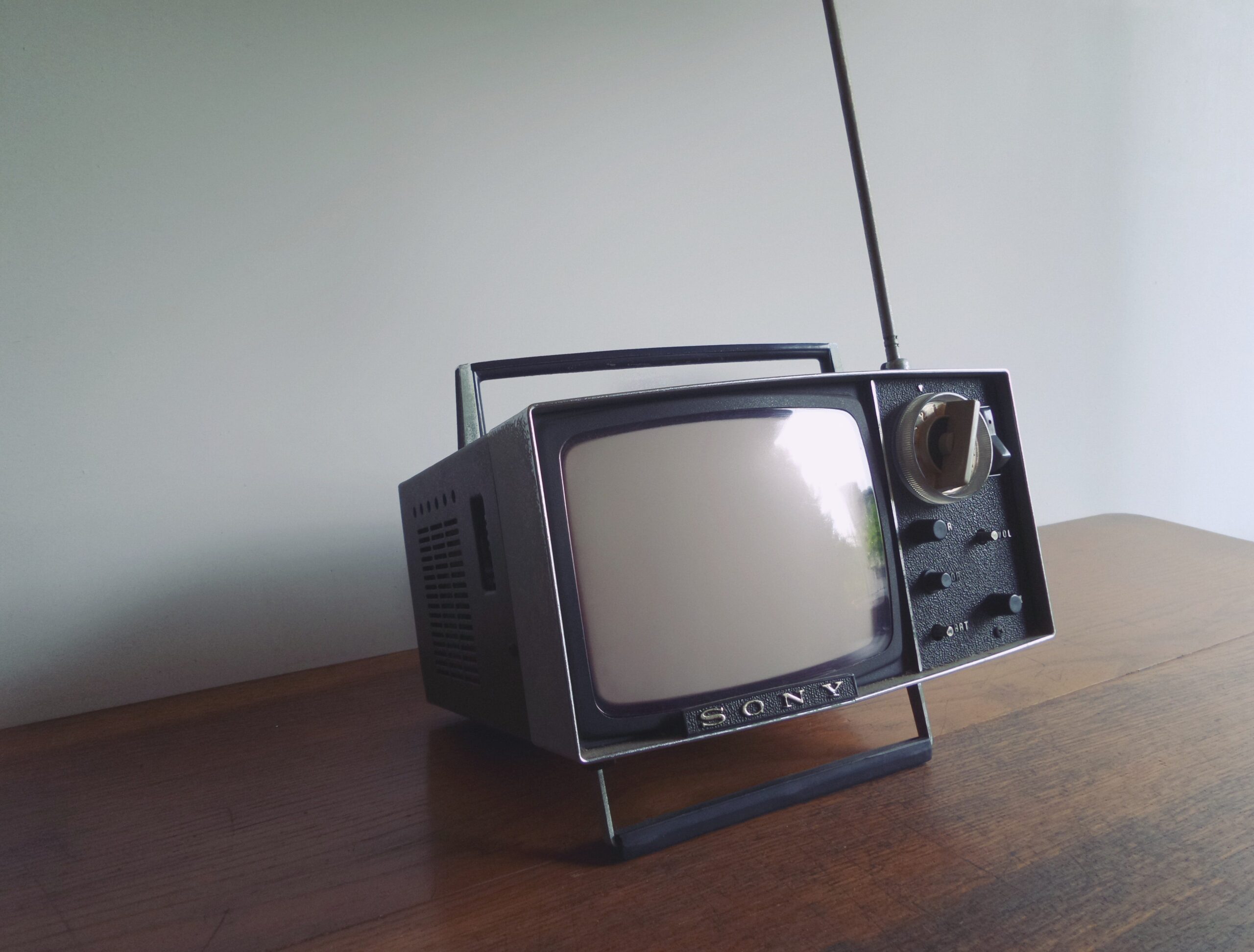 tune in to health: dated television set